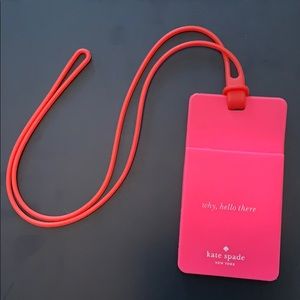 Kate spade Lanyard/Card holder